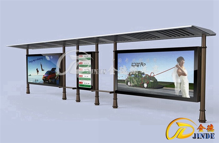 南京候车亭安装啦！