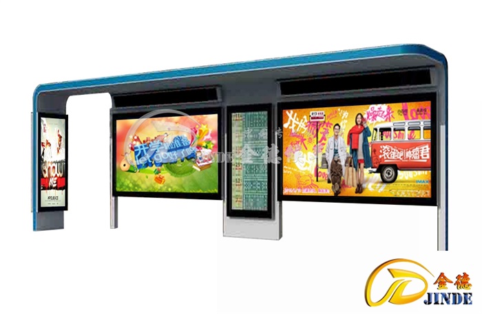 陕西候车亭实景