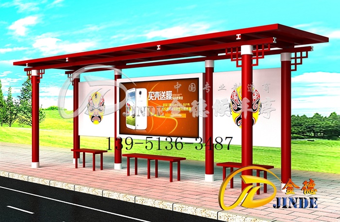 四川德阳仿古候车亭发货