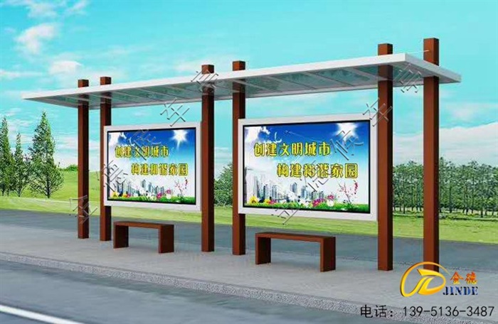 安徽候车亭发货了