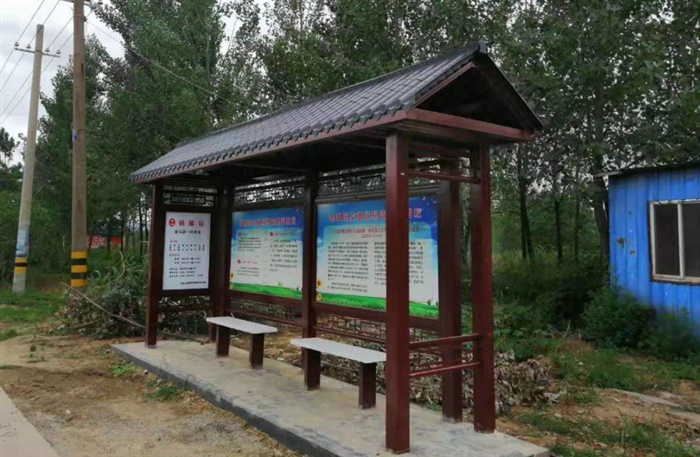 湘潭仿古站台安装实景