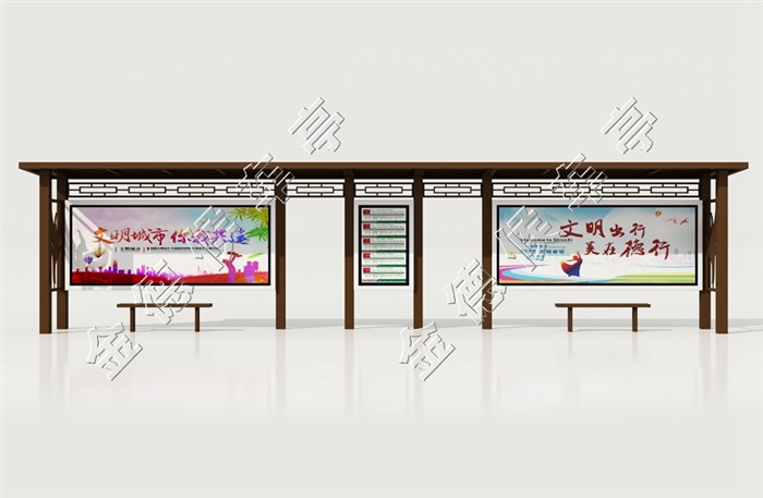 JD-仿古候车亭005